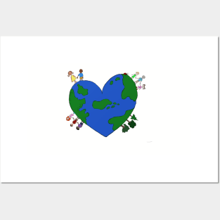 Love the world. Love each other. Posters and Art